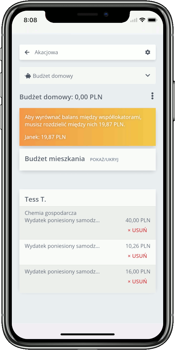 Budżet domowy i rachunki